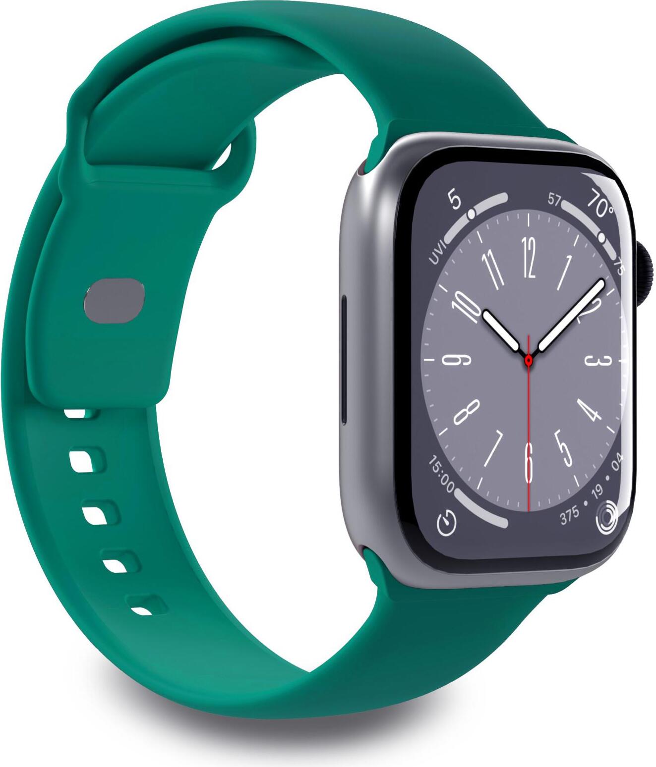 Puro ICON - Elastický remienok pre Apple Watch 38/40/41 mm (S/M a M/L) (Jade) (PUICNAW40DKGRN)