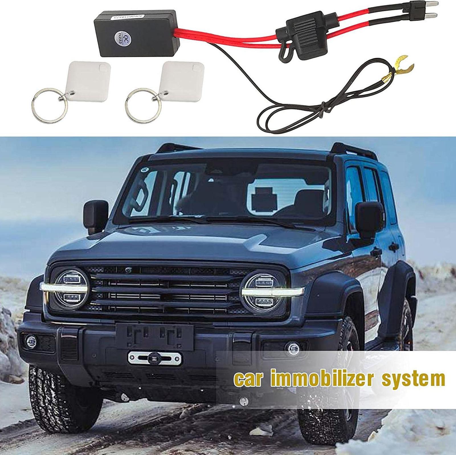 Gistuch Auto-Wegfahrsperre, ABS, langlebig, Fahrzeug-Diebstahlsicherung, elektronische Motorsperre, kabellos, für Auto