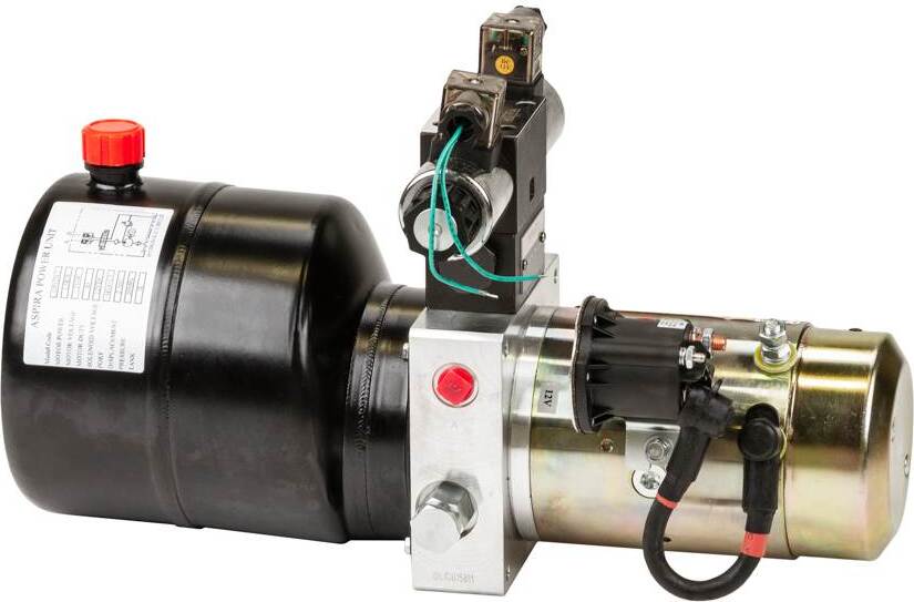 Hydraulikpumpe 12V AC 1,5kW 200bar 3L hydraulisch Pumpe