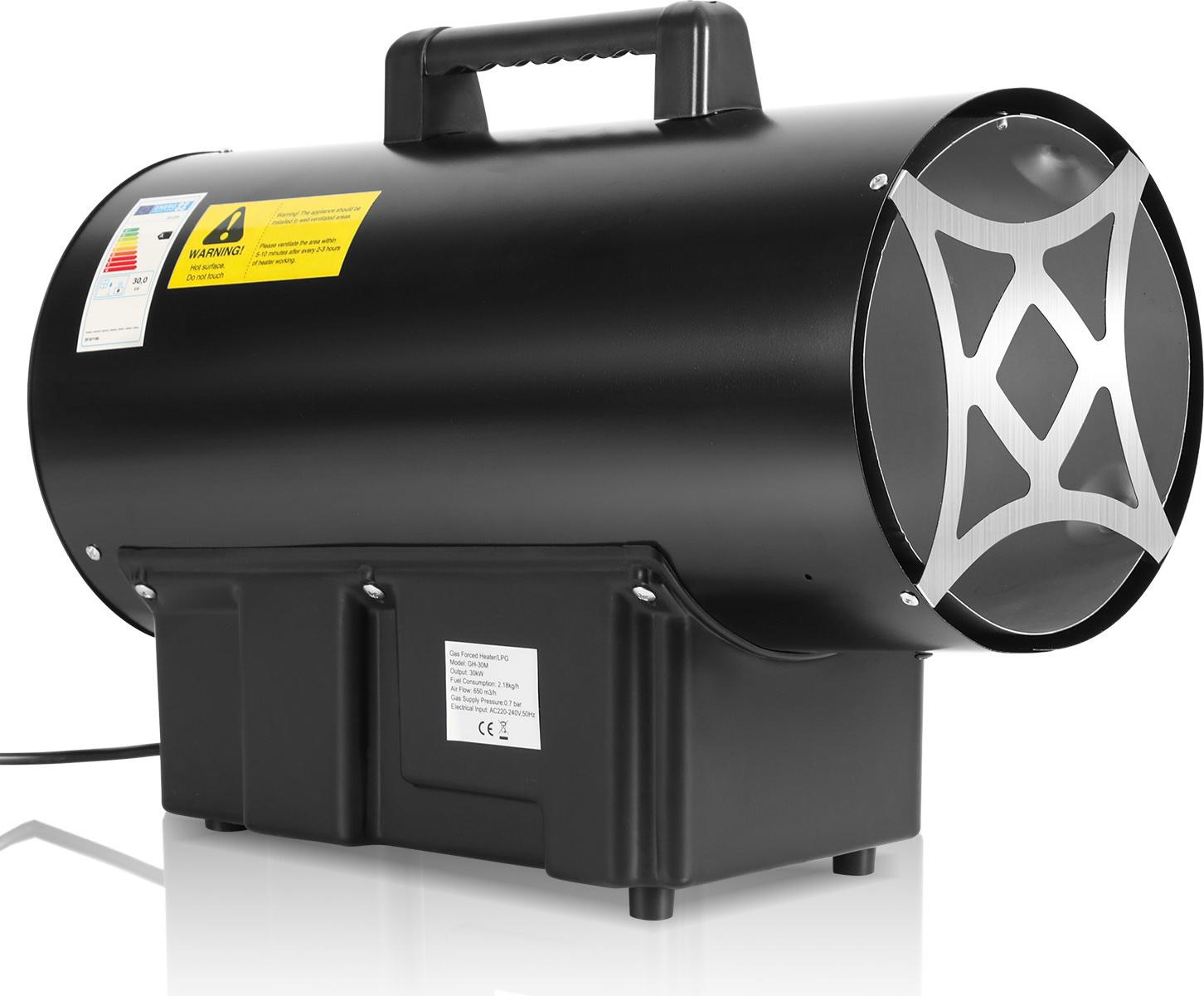 Bettizia plynový ohrievač ohrievač s ventilátorom 30KW - stavebný ohrievač sálavý ohrievač ohrievač s ventilátorom