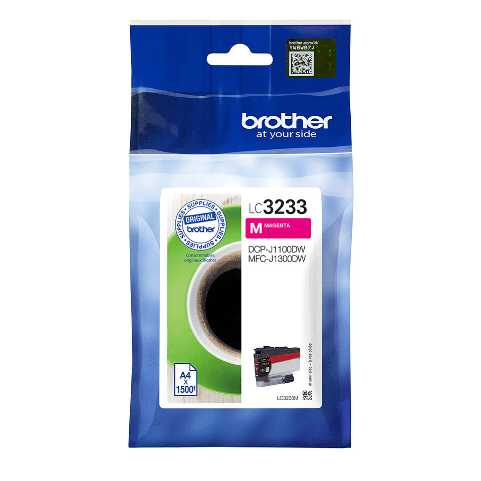 Brother LC-3233M Tlačová kazeta 1 kus(y) originálna štandardná výťažnosť purpurová