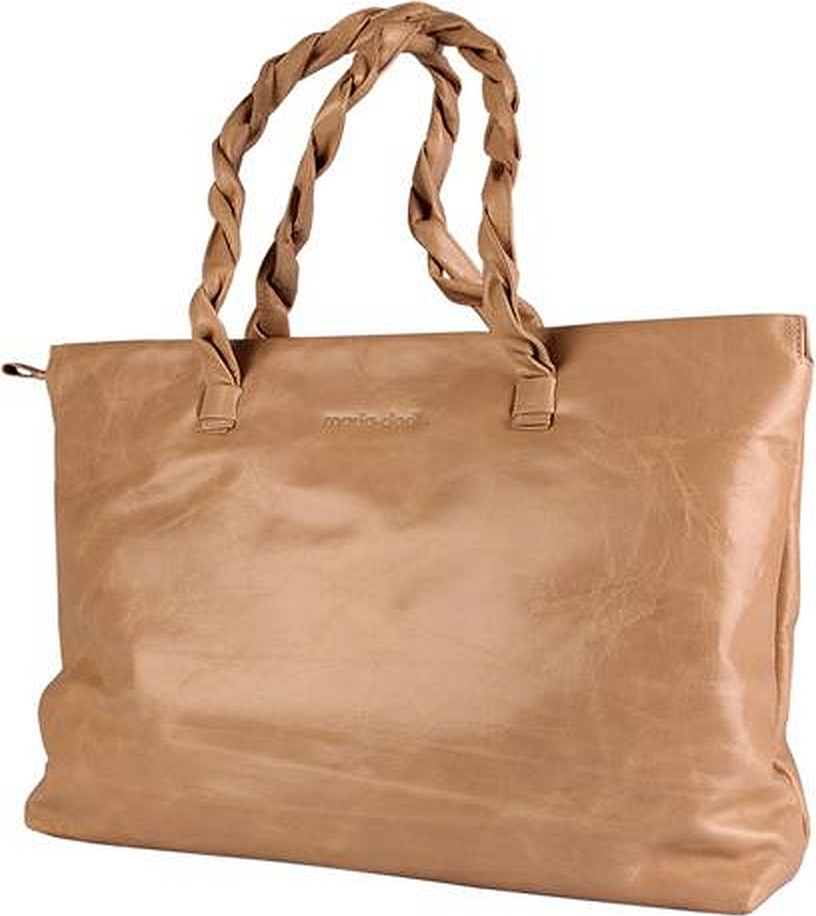 Handtasche Melanie beige echt Leder