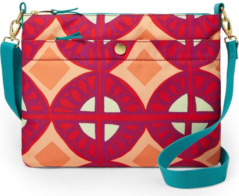 Fossil Umhängetausche Polyester Rot Top Zip Rasb. - ZB5757653