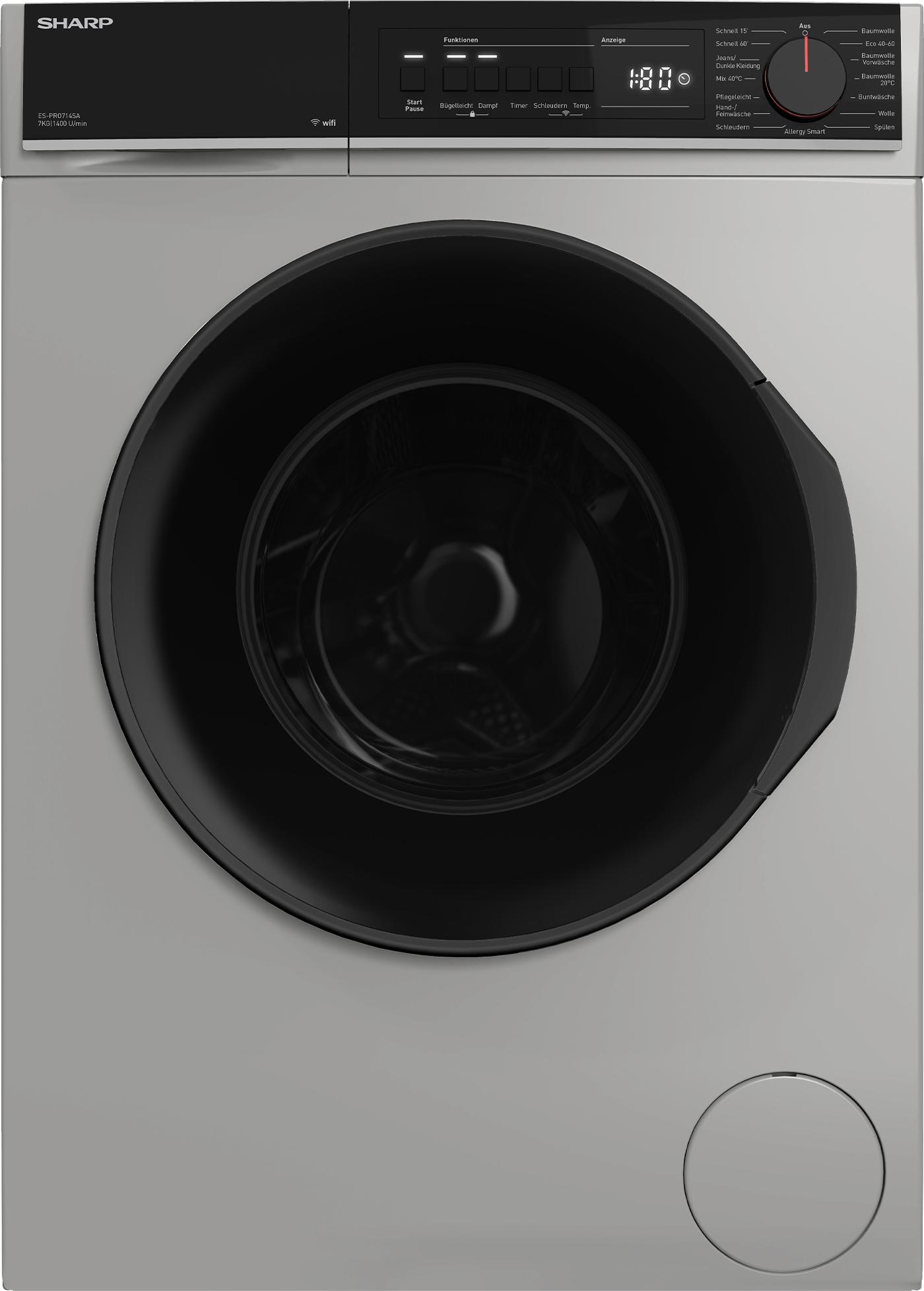 Sharp ES-PRO714SA-DE Waschmaschine 7kg VeeZy App AquaStop AllergySmart 10852178