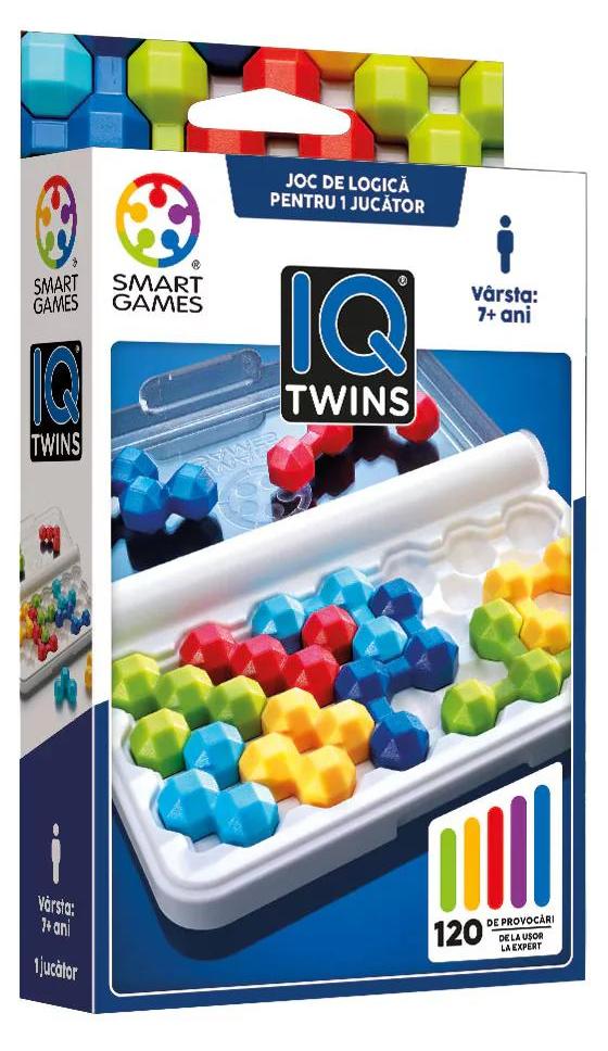 Smart Games IQ Twins – Logikspiel mit 120 Herausforderungen (rumanische Ausgabe)