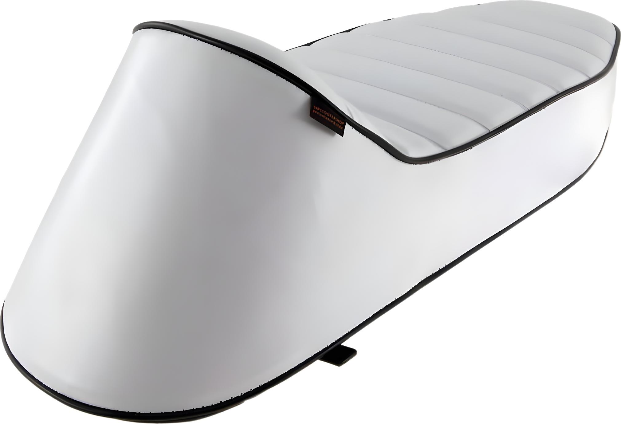 Sitzbank SIP Style Longtail weiß / schwarz für Vespa 50-125, PV, ET3 75343500