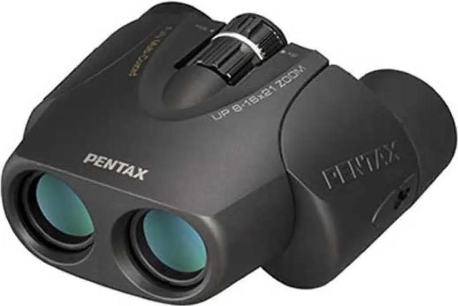 Pentax 8-16X21 UP ZOOM Fernglas, 16-fache Vergrößerung, 21mm Objektivdurchmesser, 87m Sehfeld auf 1000m