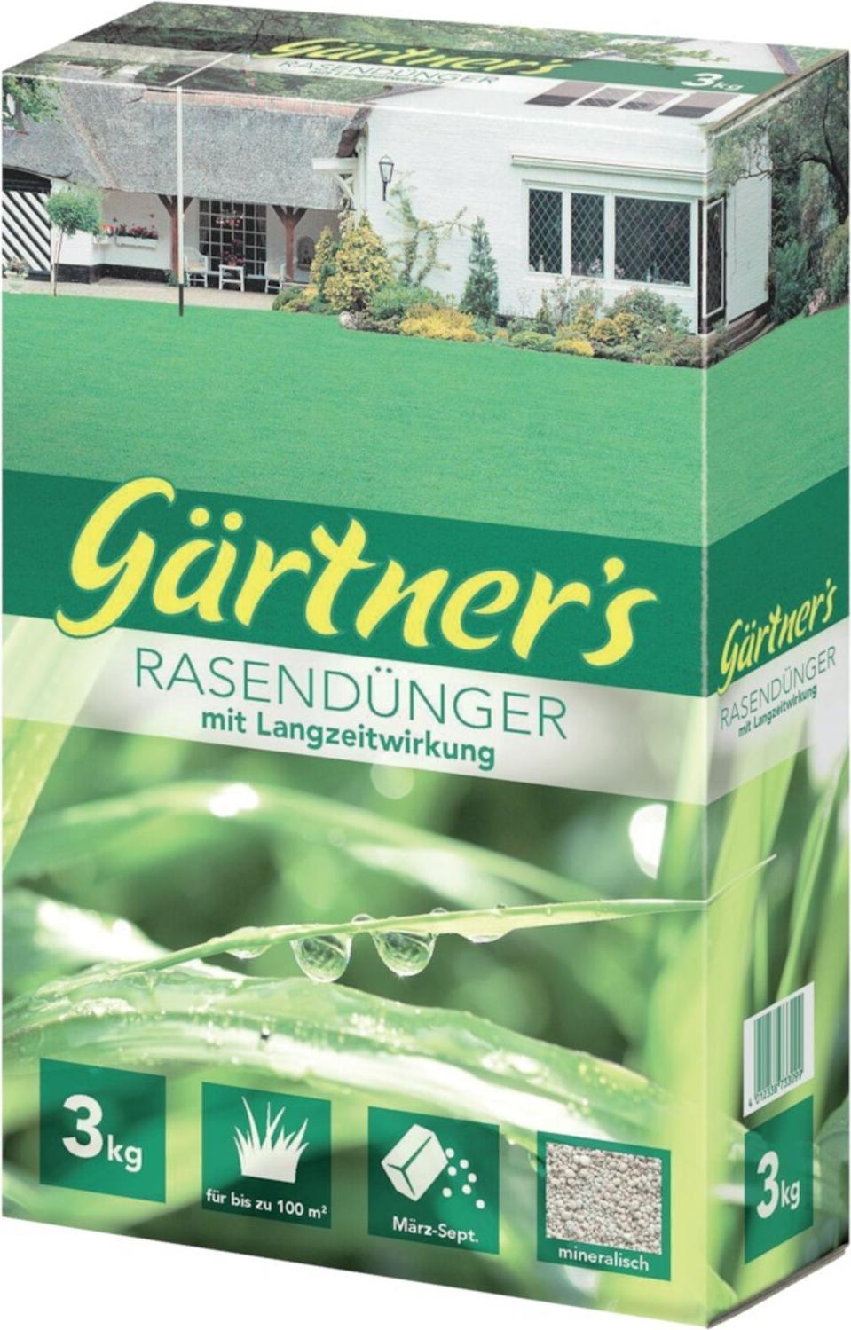 GPI Rasendünger LZW 20+5+8+2, 3 kg 9207