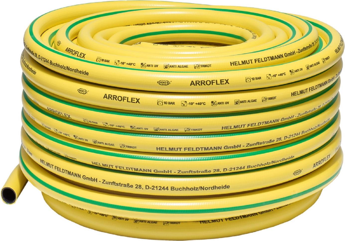 Stabilo-Befestigungstechnik Gartenschlauch 3/4 Zoll 50m 19mm 3-lagig Wasserschlauch gelb 777360