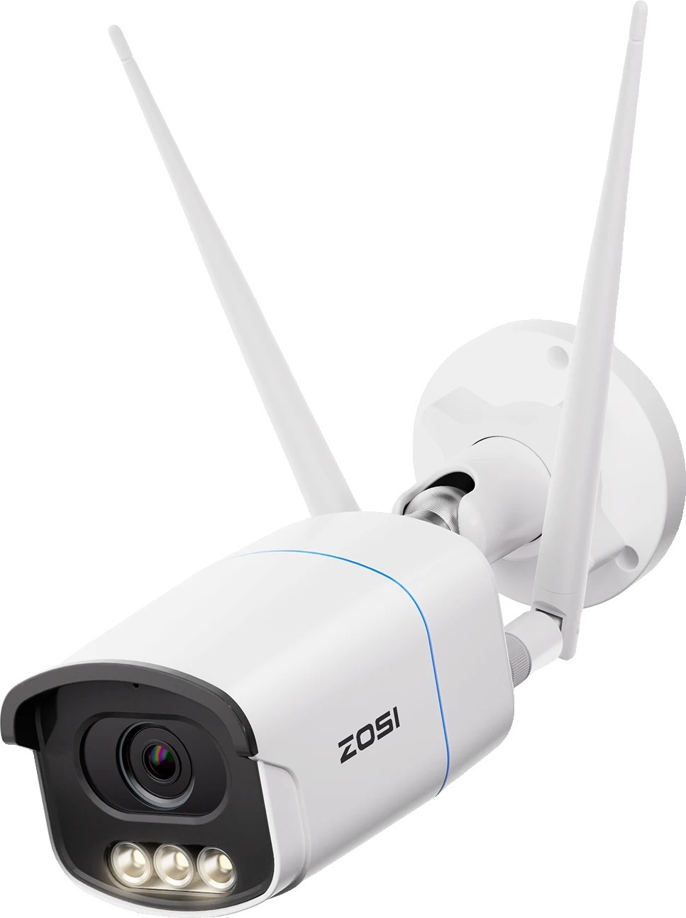 Bezpečnostná IP kamera ZOSI, 8MP vysoké rozlíšenie, farebné nočné videnie, 5MP kamera Aurora Lux