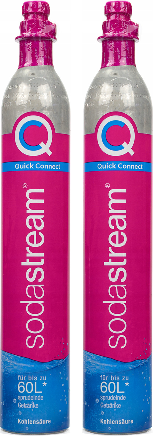 SodaStream CO2 fľaša QuickConnect 2x425g pre výrobník perlivej vody Terra Duo Art