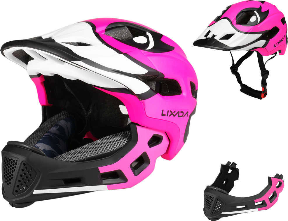 Lixada Kids Abnehmbarer Integralhelm Kinder Sportschutzhelm zum Radfahren Skateboarden Rollschuhlaufen