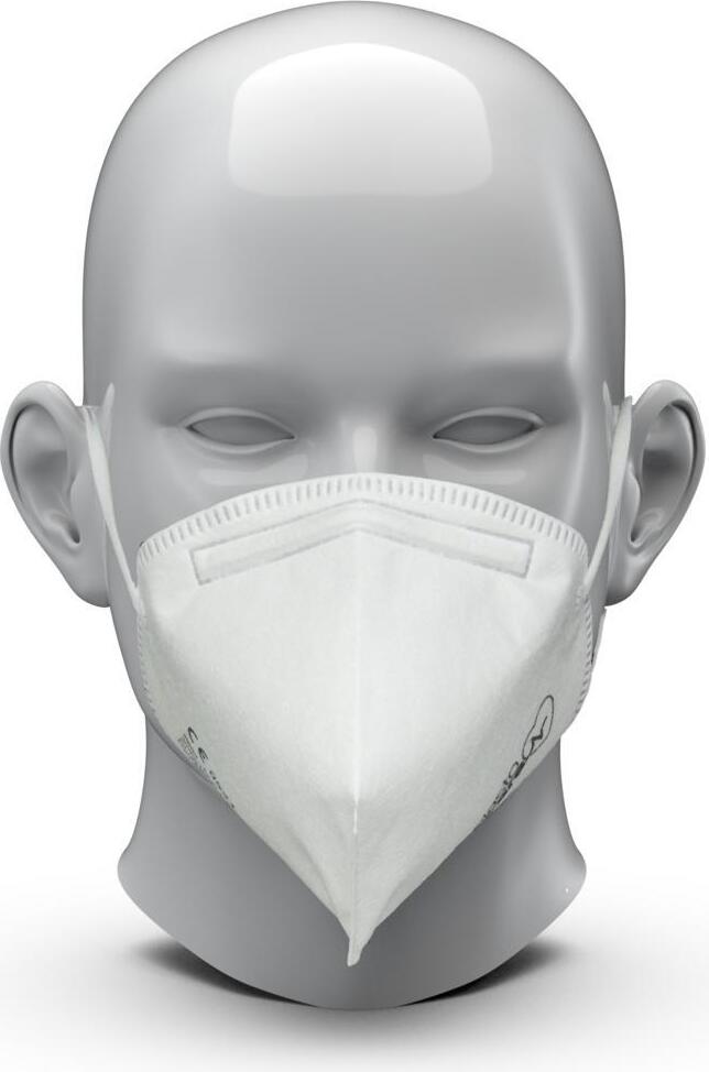 elasto Atemschutzmaske "SafeCare" FFP3 NR, 10er Set, weiß Weiß