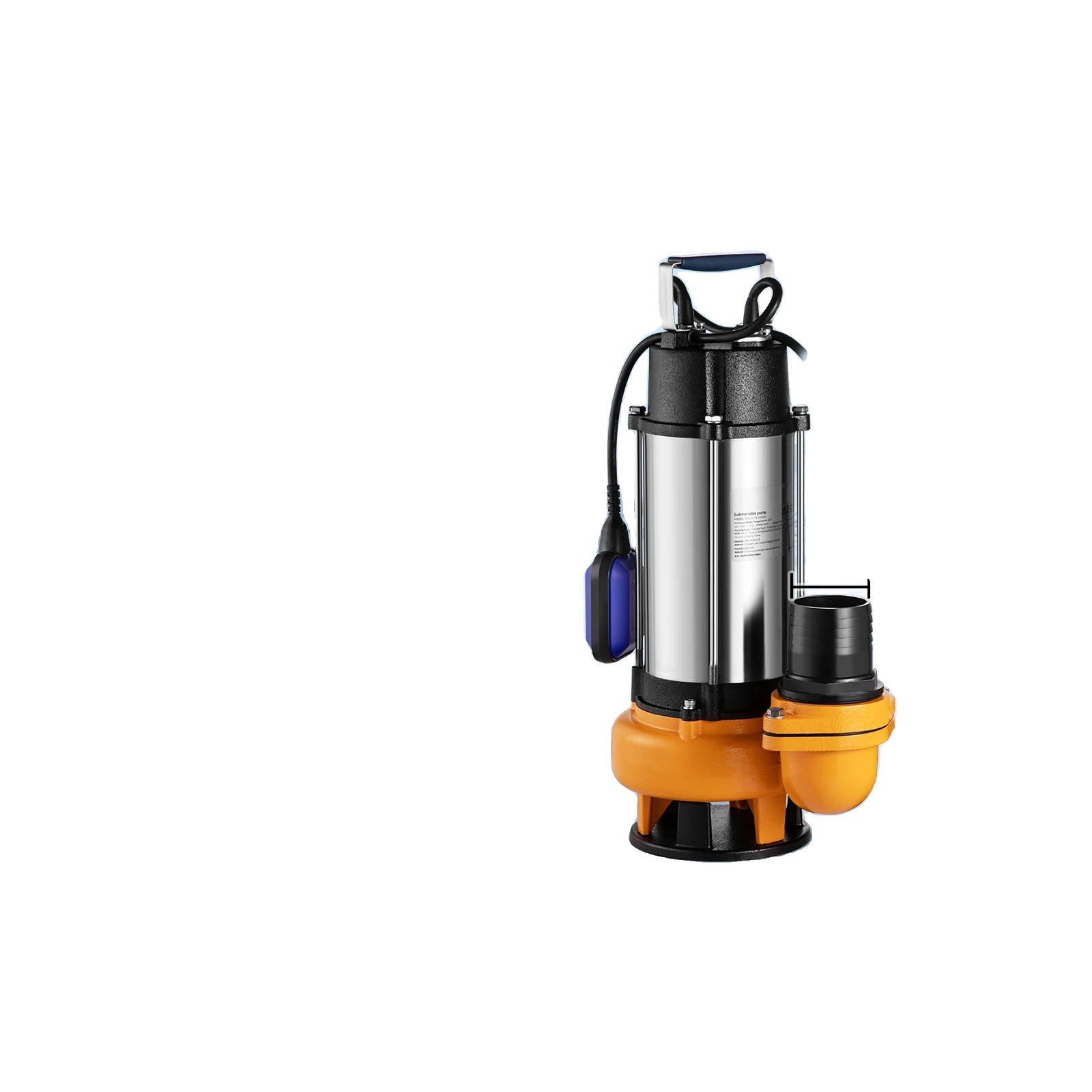 Ponorné vodné čerpadlo, výkon 2200 W, maximálny výtlak 60 stôp, 2200 W