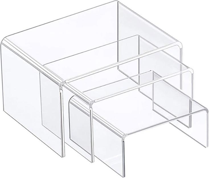 Compossar 3er-Set Methacrylat-Displays, 3 mm Relief