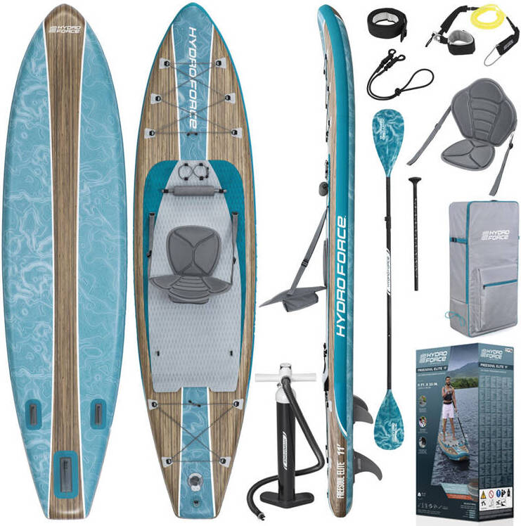 Board, Sup 2In1 Mit Rückenlehne Und Kajak - Aufblasbares Board 150Kg, Fortifiber