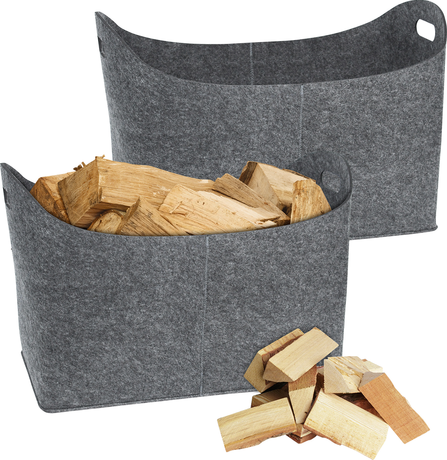 Sacs En Feutre Shopper, Sac En Feutre Pour Bois De Cheminée, Sac À