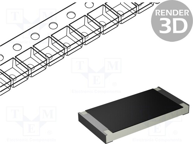 TNE 50x Widerstand: thick film SMD 5% 2512 1,2k 2W -55÷155°C WF25P122JTL Widerstände SM _1GH_WF25P-1K2-5%