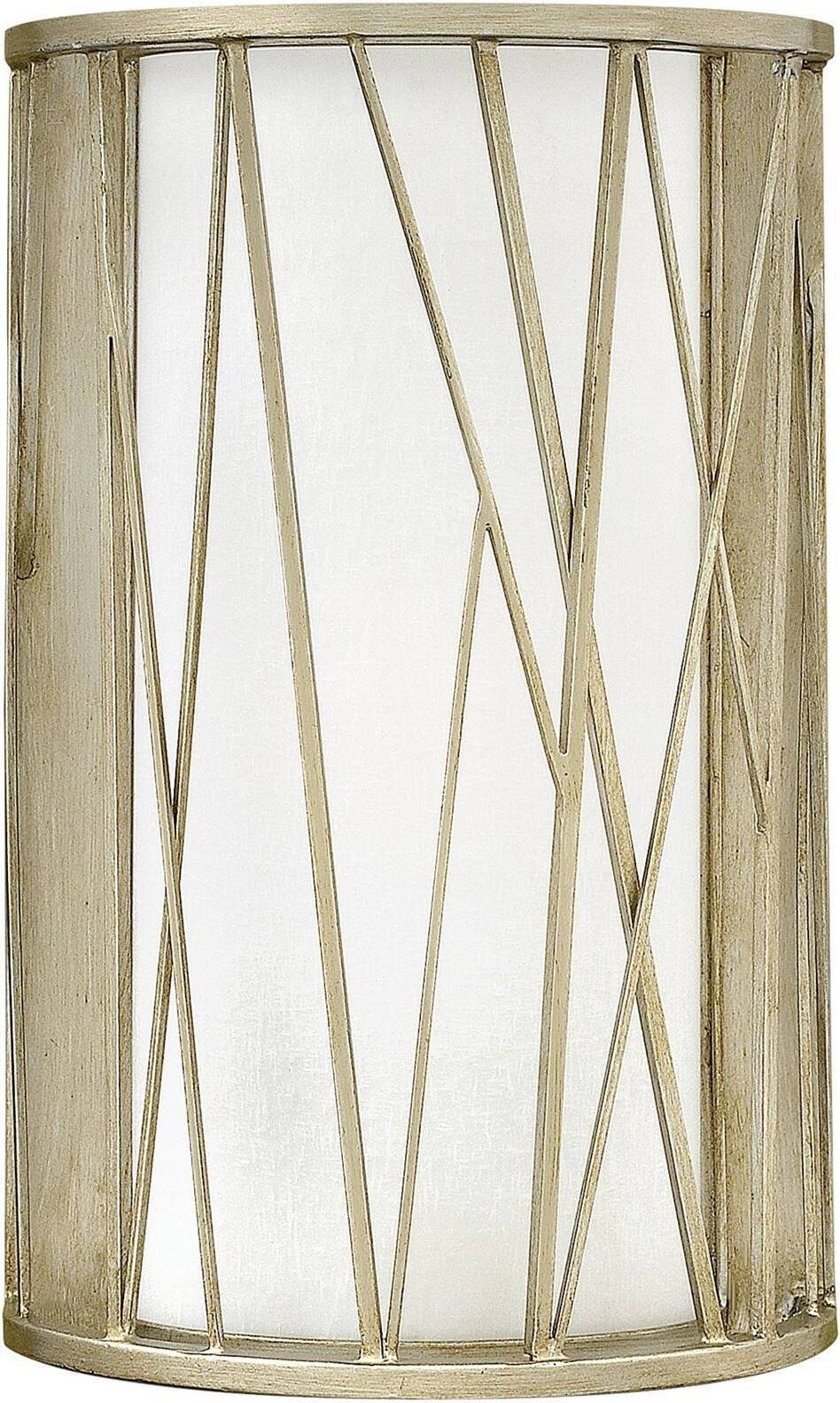 Hinkley Elstead Nest Wandleuchte E27 36cm Blattsilber HK-NEST1-SL