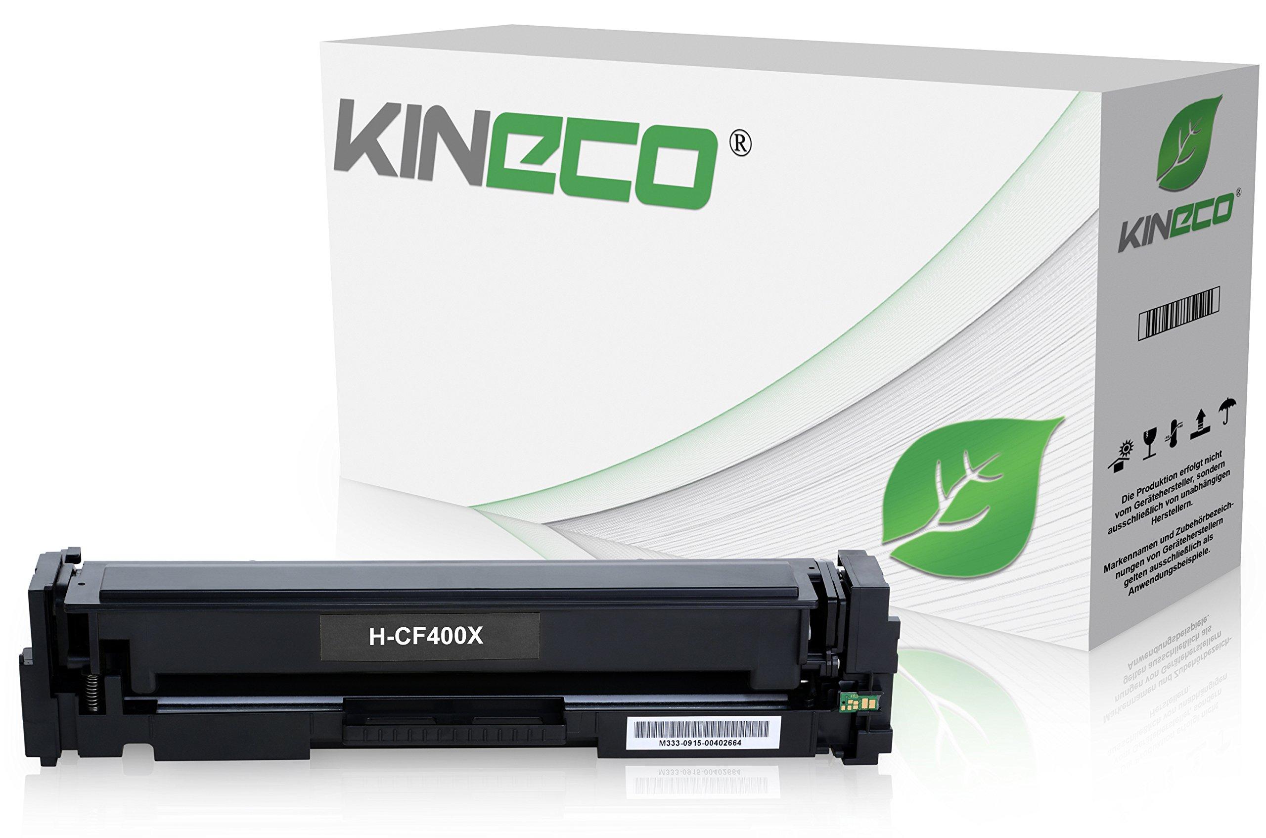 Kineco Toner 1 Stück Schwarz kompatibel HP CF400X/201X für LaserJet Pro M277dw