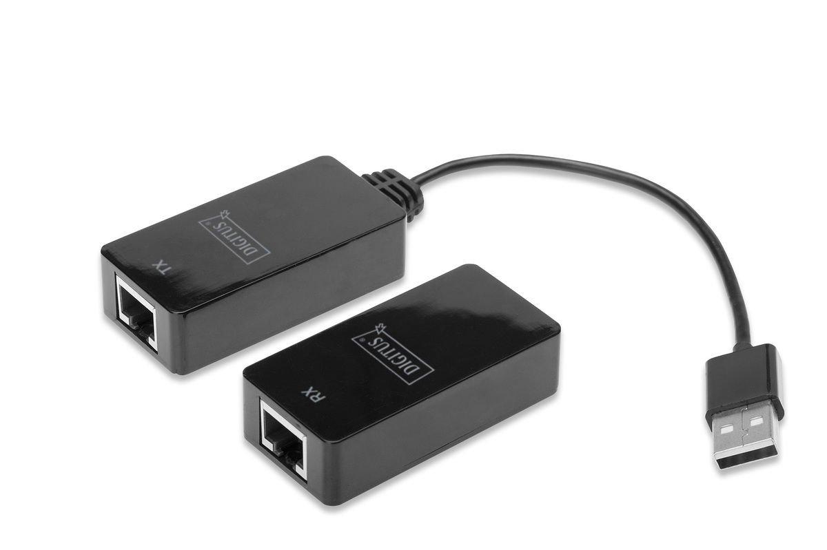 DIGITUS USB 1.1 Extender-Set Sende- und Empfangseinheit DA-70139-2