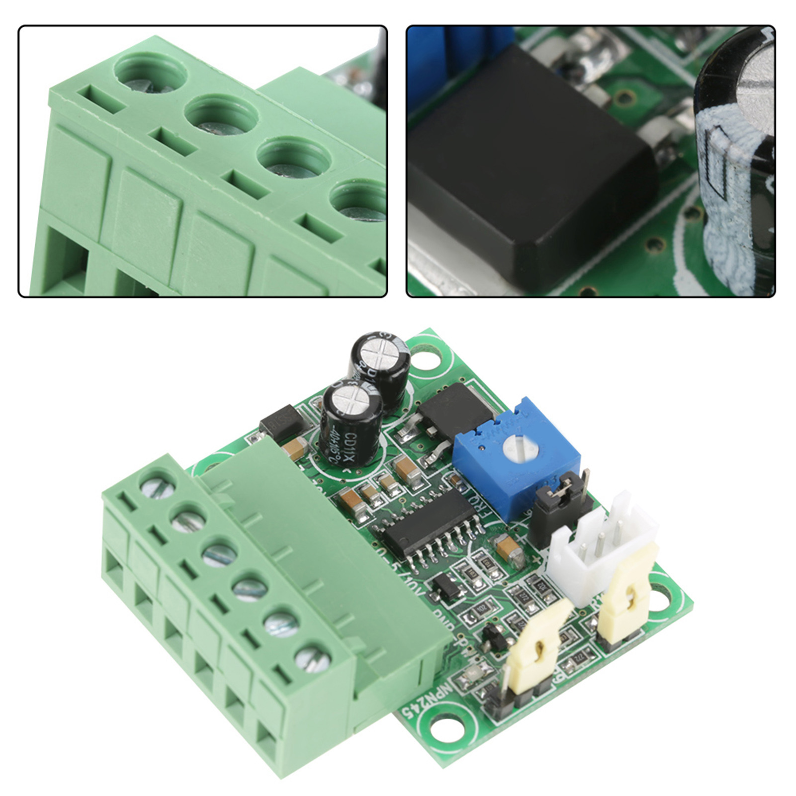 Cocosity Spannung-PWM-Wandler,Spannung-PWM-Signalmodul,2KHZ-20KHZ PWM-Signalwandler,Analoger Spannung-PWM-Wandler,0-5V/0-10V Spannung-PWM-Wandler V-PWM