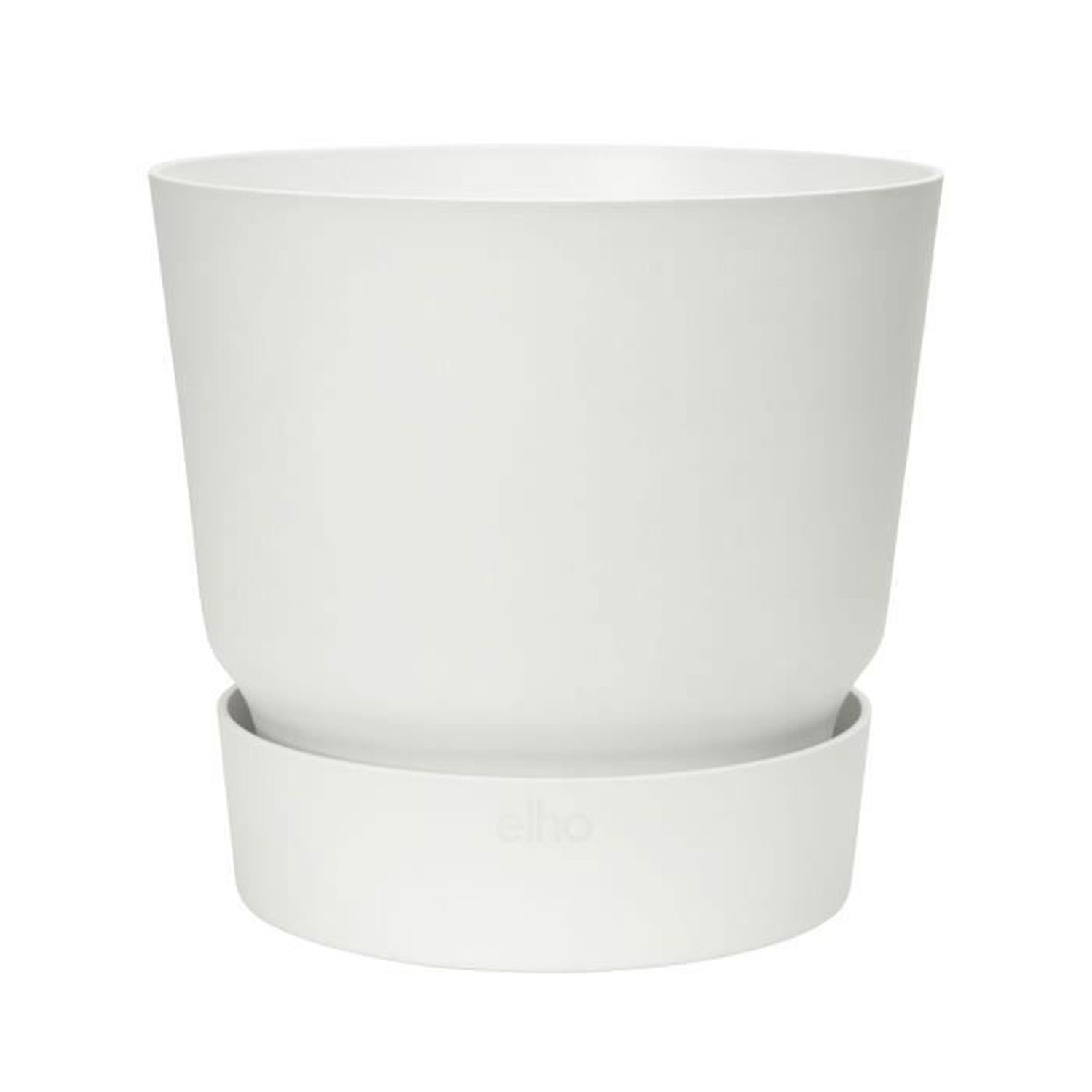 Elho Vaso B.for Original Round 25 Cm - Bianco, Impermeabile, Design Lineare, Per Piante Da Interno