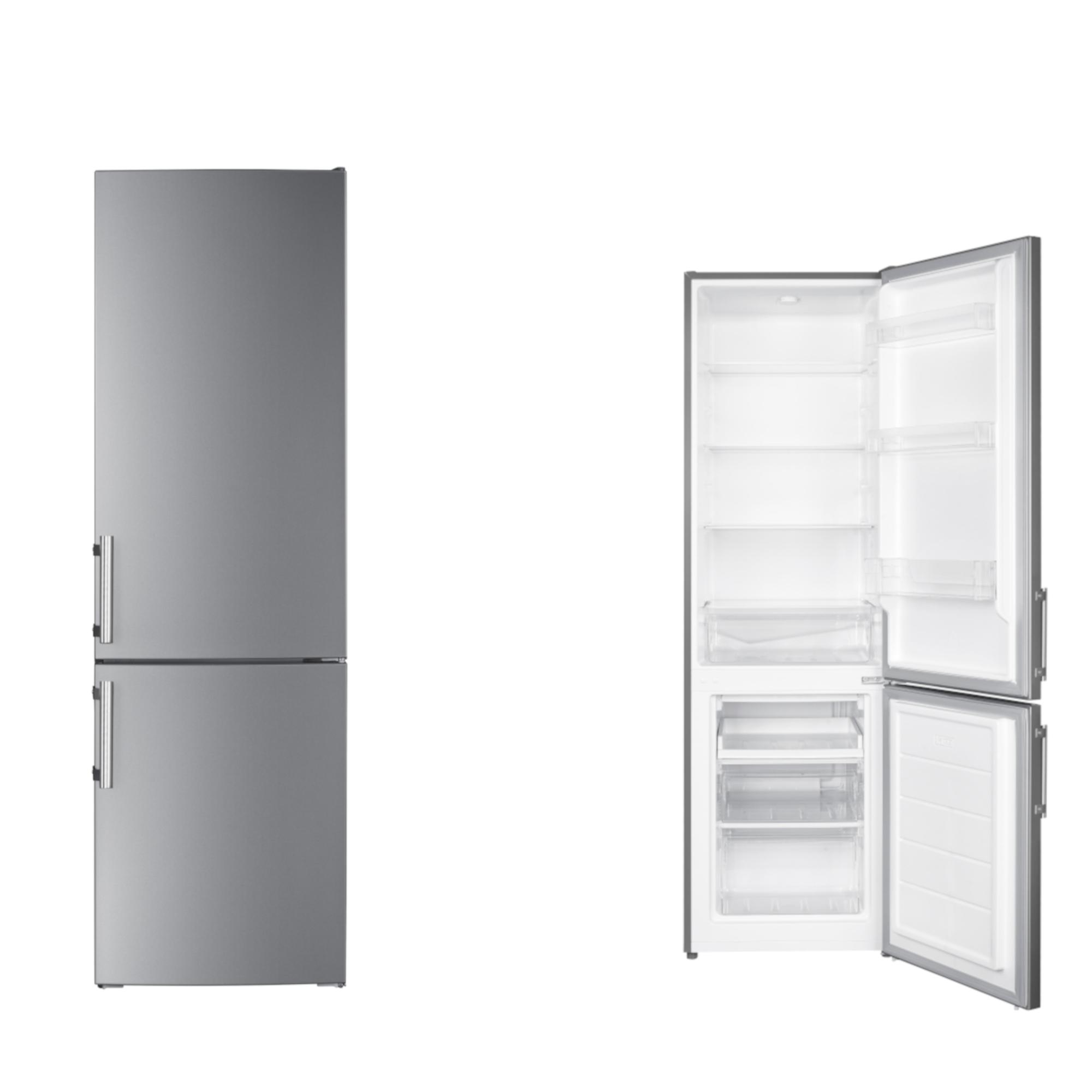 Wolkenstein KGK180 Inox Kühl-/ Gefrierkombination 21824