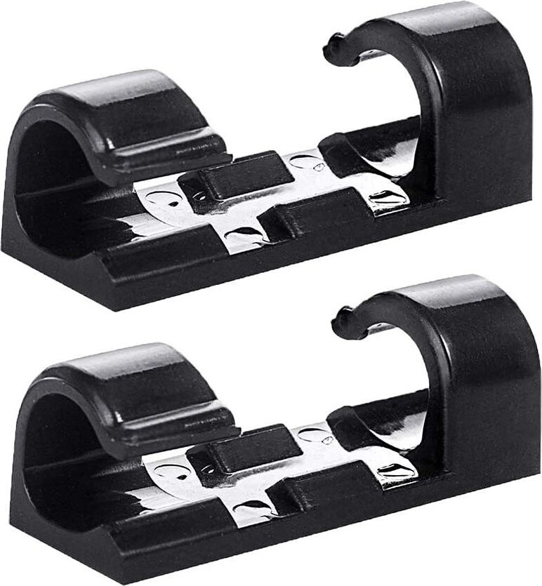 16 Stück Kabelclips Selbstklebend – Kabelhalter Für Schreibtisch, USB, Netzkabel, Audiokabel, Weiß