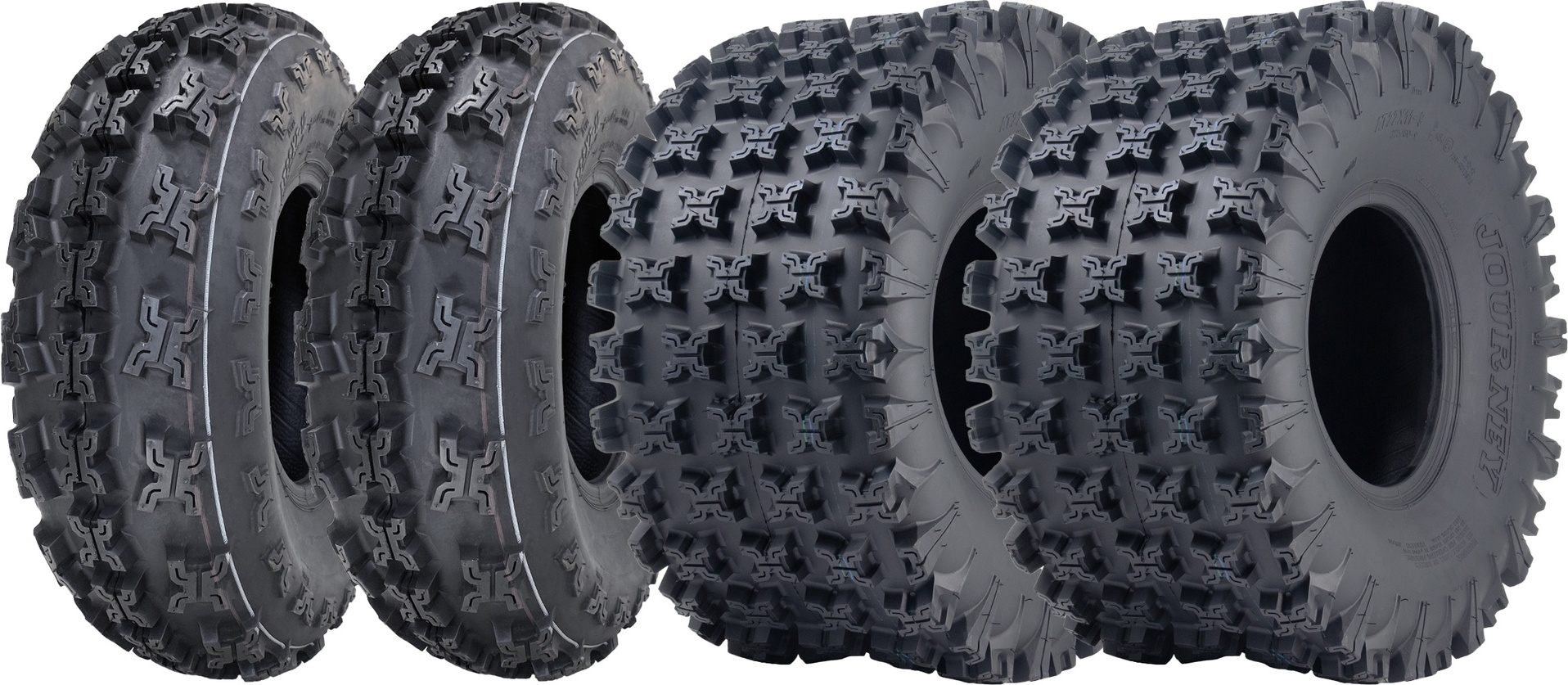 22x11.00-9 &amp; 21x7.00-10 Slasher ATV Quad pneumatiky cestné 6-vrstvové (sada 2 &amp; 2)