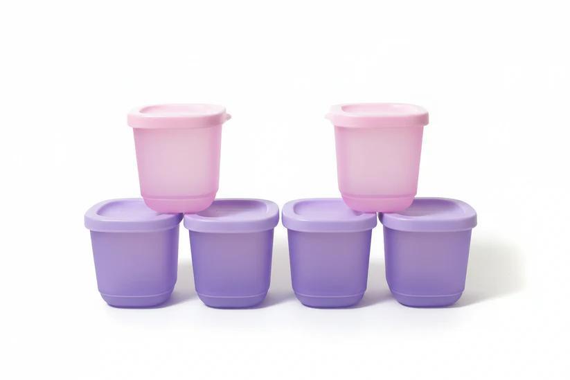 Tupperware mini cubix 6 x 110 ml