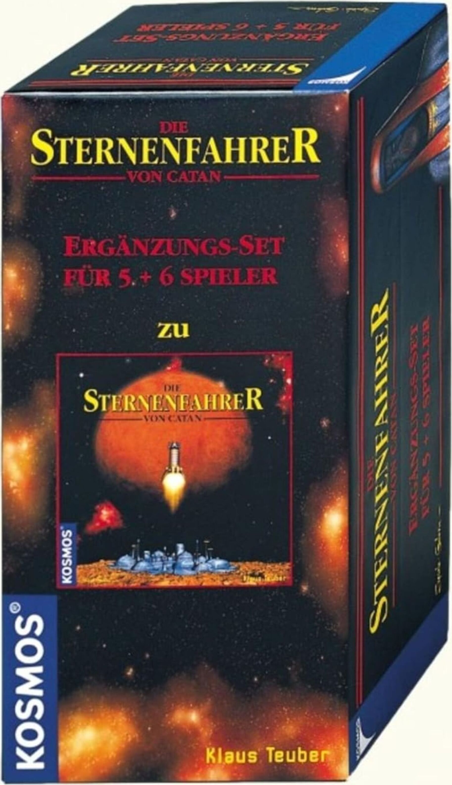Achtung! Nicht geeignet für Kinder unter 3 Jahren, da Erstickungsgefahr durch verschluckbare Kleinte Die Sternenfahrer von Catan Ergnzungs-Set für 5 und 6 Spieler