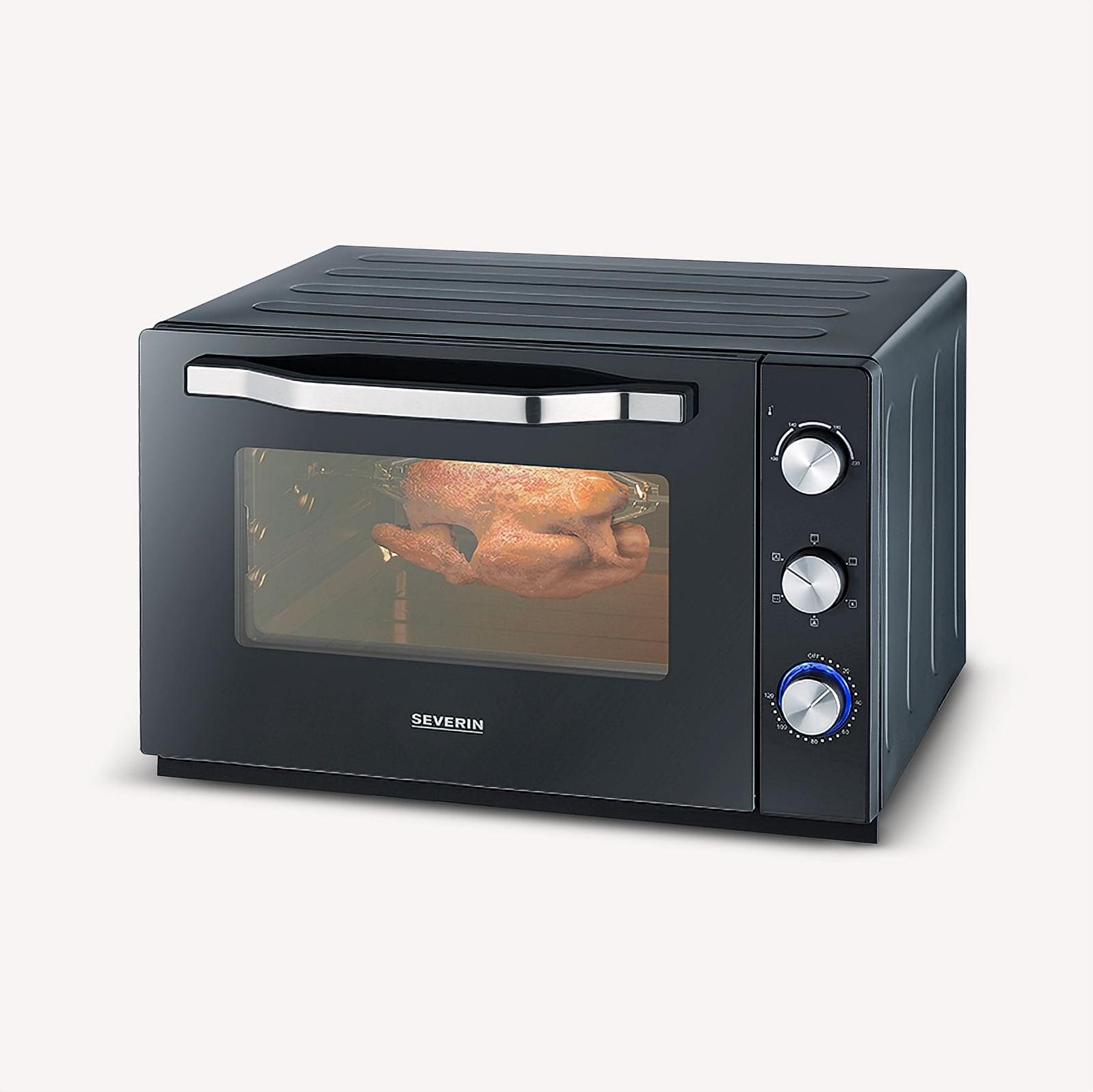 Severin XXL-Back- und Toastofen TO 2073 schwarzsilber Backofen Mini Backofen Klein Mikrowelle Mit Backofen Mini Backofen Backofen Klein Toastofen