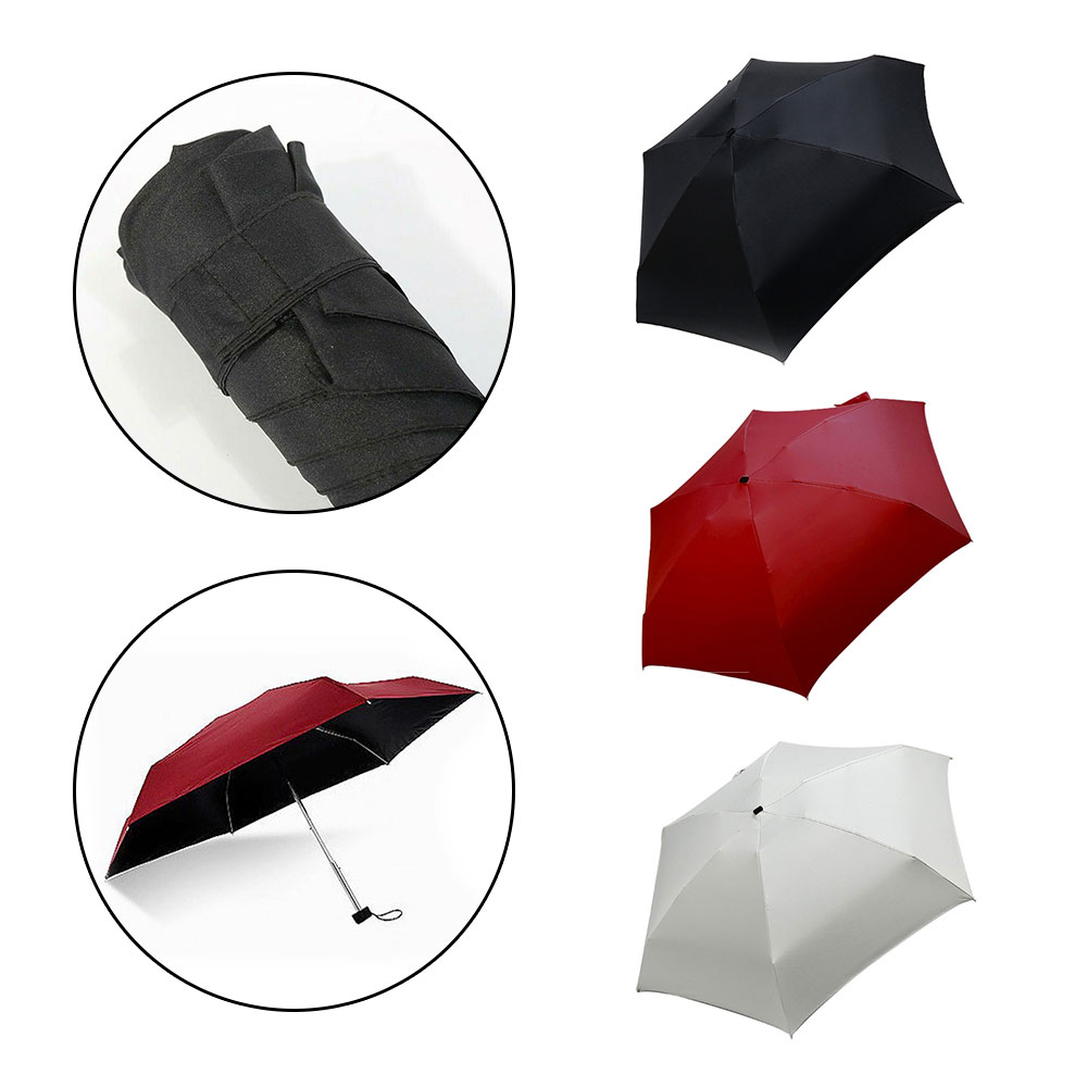 Mini 5 Falt kompakt Regenschirm Super
