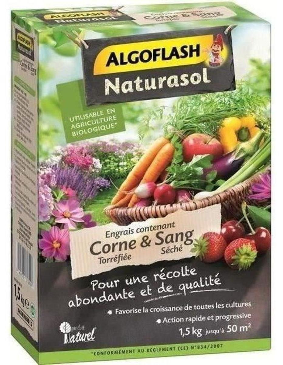 Algoflash 3167770210606, Organischer Dünger, Zytoplasmatische Granula, 37 m², 1,5 kg, 1 Stück(e), Tasche ACORNBIO15