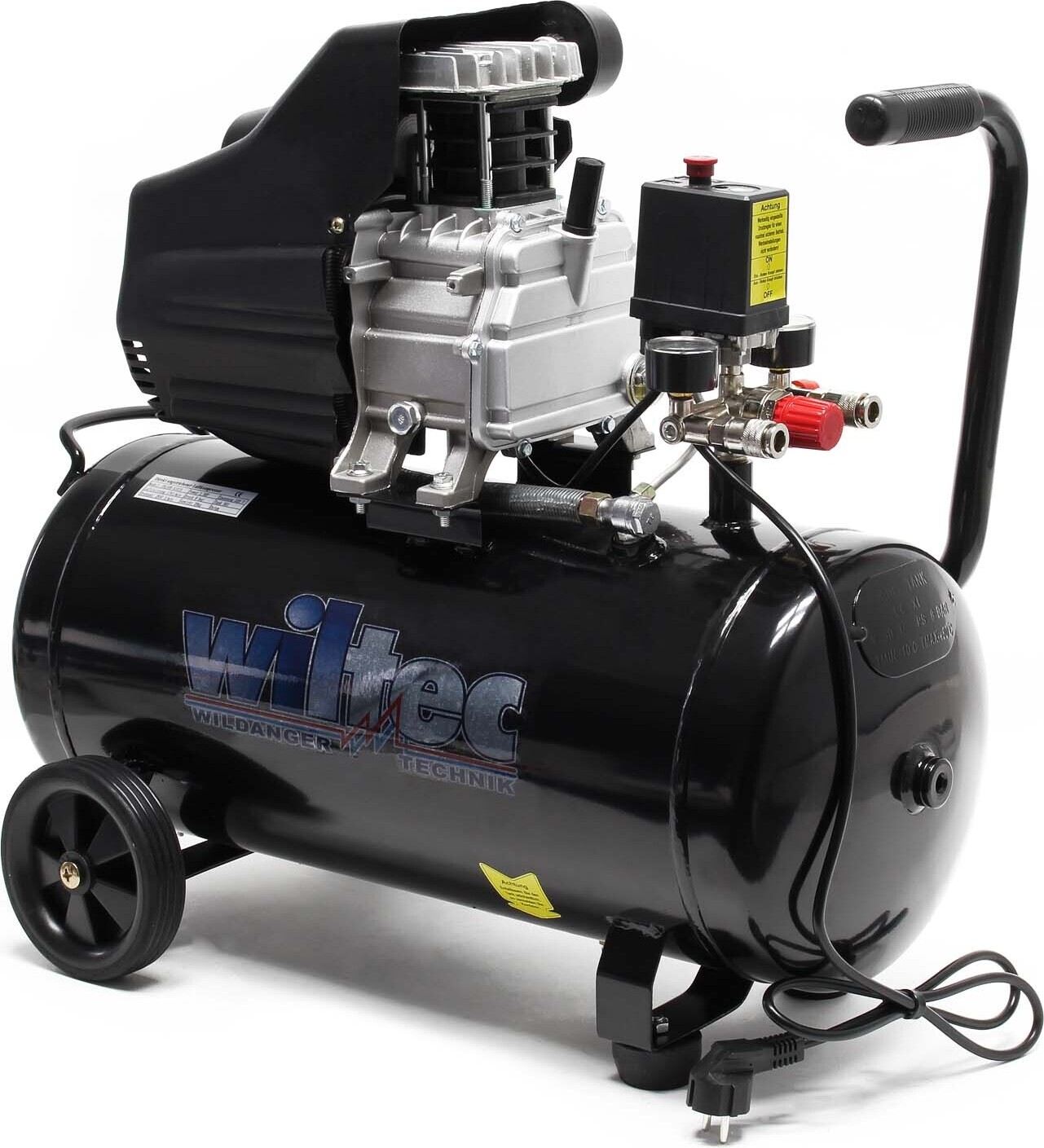 Wiltec Compresseur d'air avec Réservoir de 50 l – 670 x 360