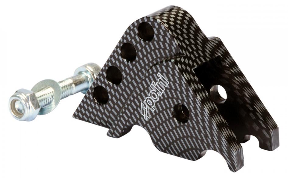 Höherlegungssatz Polini CNC 4-Loch Carbon-Look für Minarelli liegend 173.0025