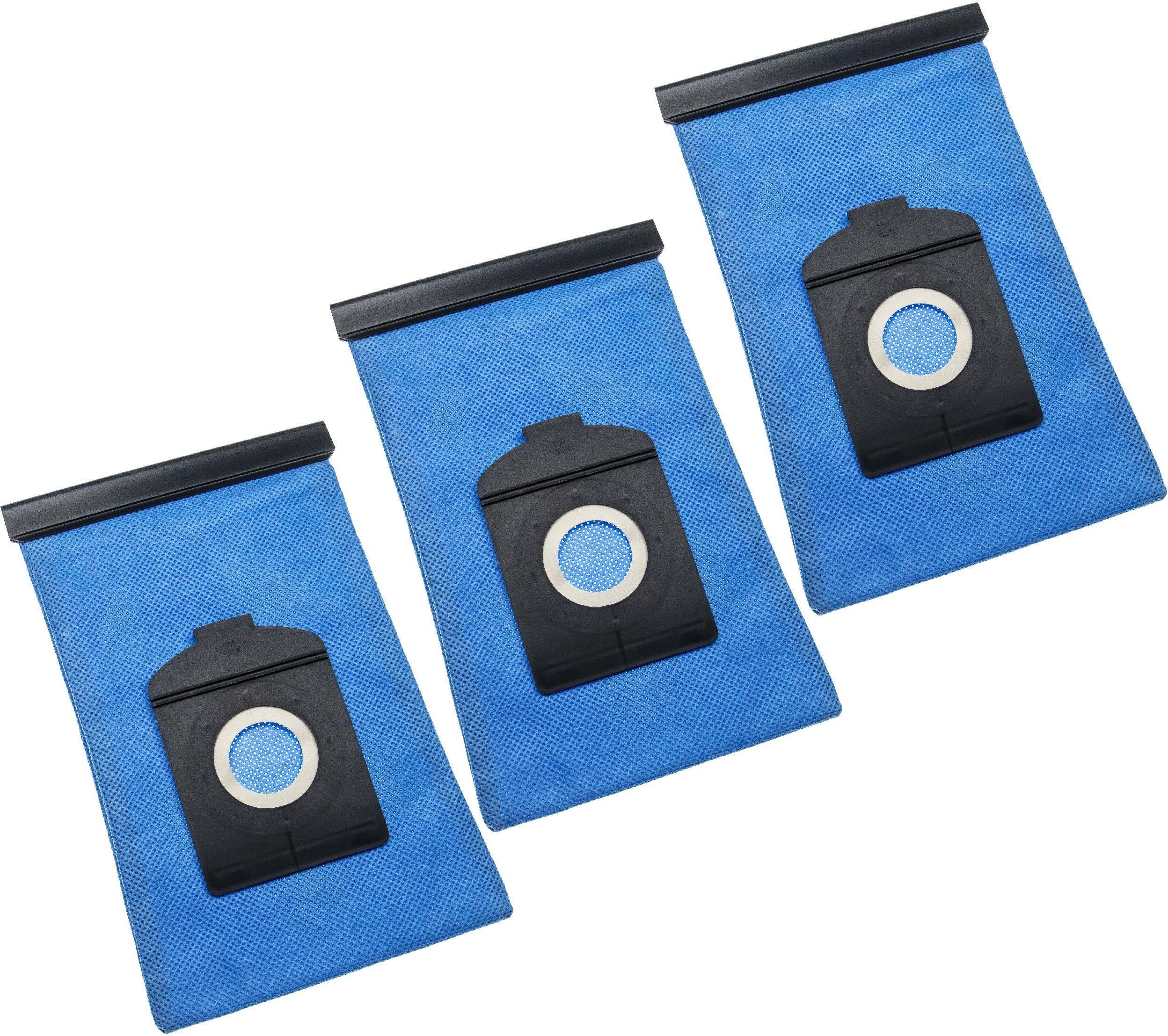 vhbw 3x Staubbeutel kompatibel mit Bosch arriva BSG 1511RU, arriva BSG 1500RU, arriva BSG 1600RU, arriva BSG1400RU Staubsauger - 27,7cm x 18cm Blau