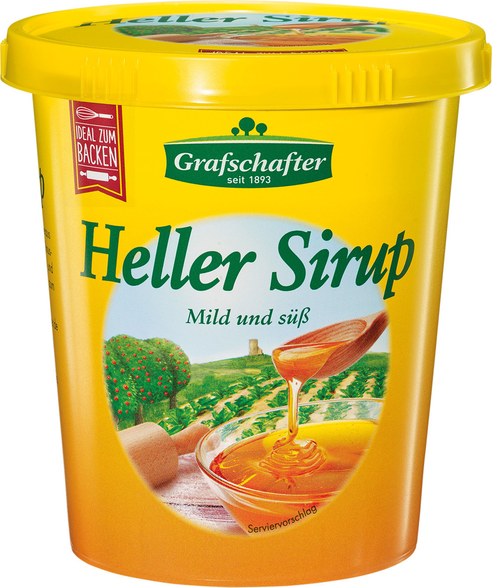 Grafschafter Krautfabrik Josef Schmitz KG Grafschafter Heller Sirup Sonnenklar mild fein und süss 450g 31011