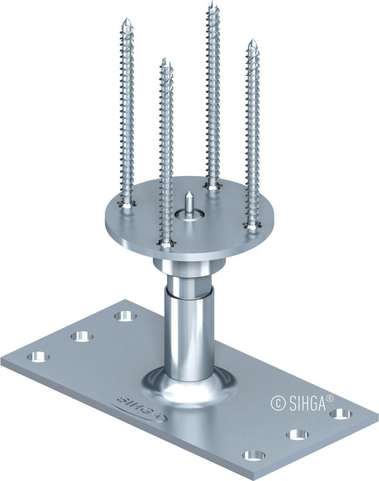 Sihga Herakulix® Stützenfuß XS RG / 115 - 155 mm