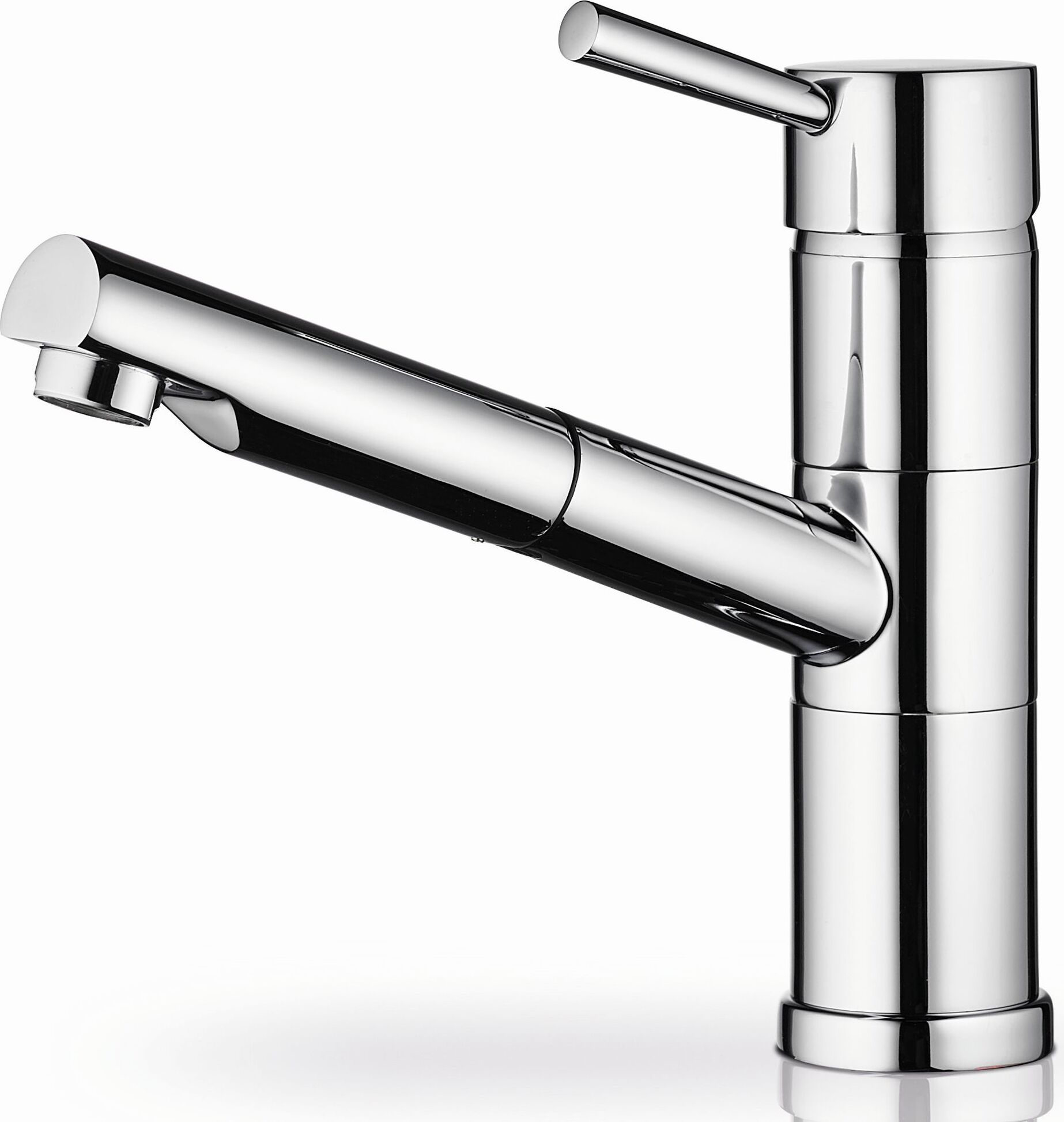 Küchenarmatur Ariata mit Geschirrbrause, Spültischarmatur verchromt