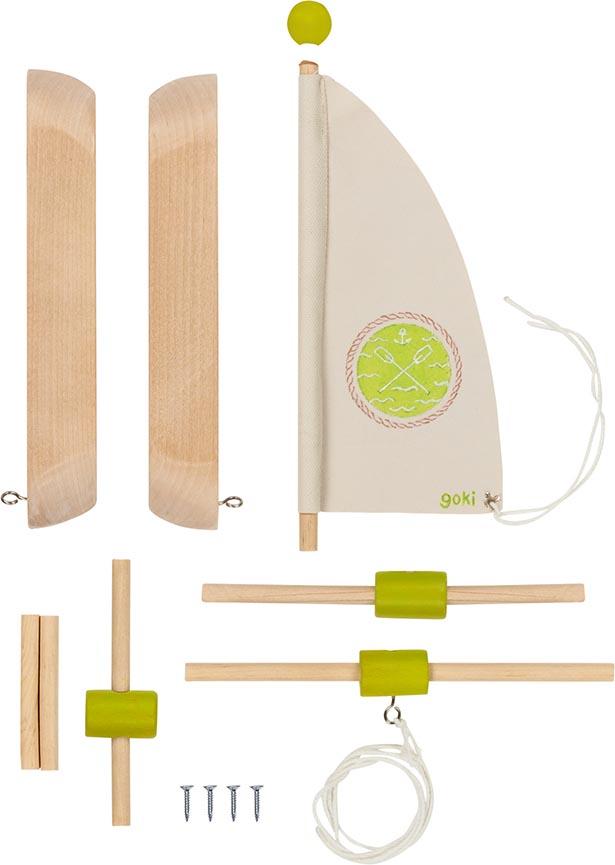 Goki Holzkatamaran -Kit, 11dlg. 63888