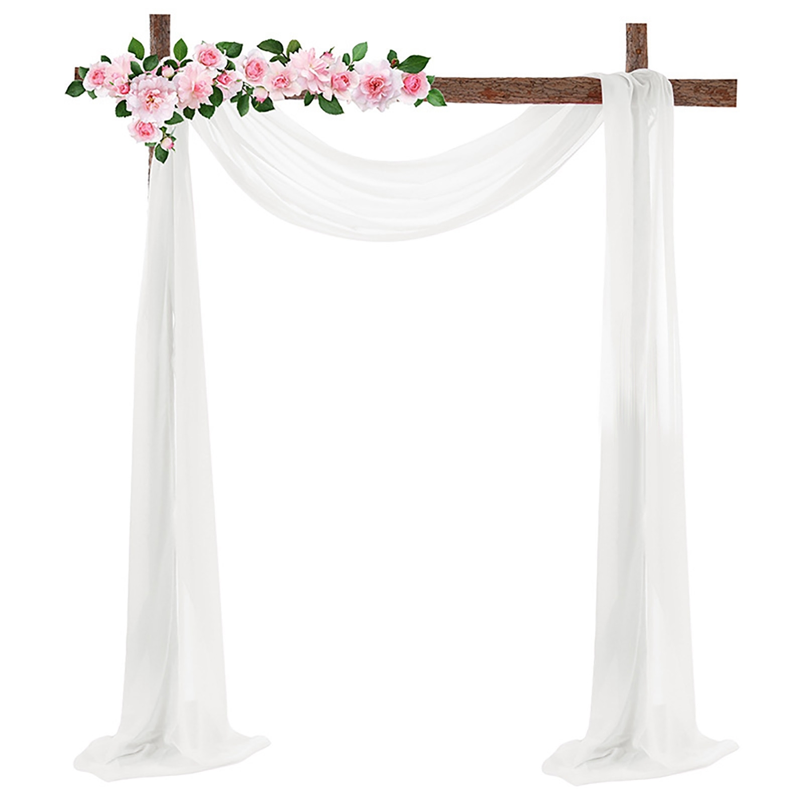 Cocosity Hochzeit Bogen Drapierung Stoff,Hochzeit Bogen Drapierungen,Sheer Backdrop Vorhang,Vorhang für Hochzeit,Backdrop Vorhang für Hochzeit