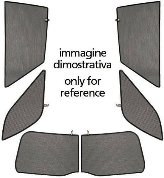 Lampa Vorhänge 6 stk kompatibel mit Fiat 500L (09/12>), Fiat 500L Cross (06/17>), Fiat 500L Trekking (11/13>05/17) 18034