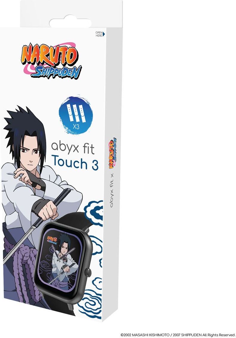 abyx 4897069736645 abyx Smartwatch Fit Touch 3 Sasuke Uchiwa space grau