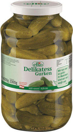 efko Delikatess Gurken süß-sauer 5 Liter