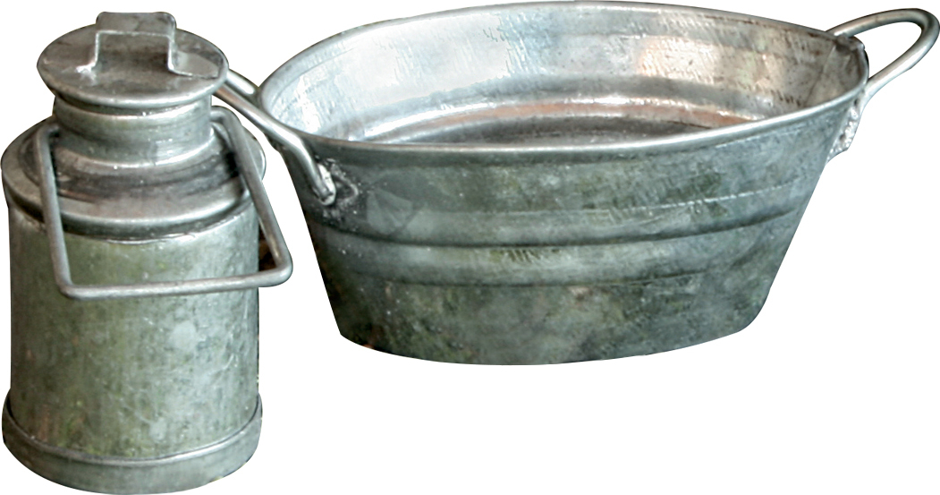 SELVA Eimer, Milchkanne und Wanne-Set