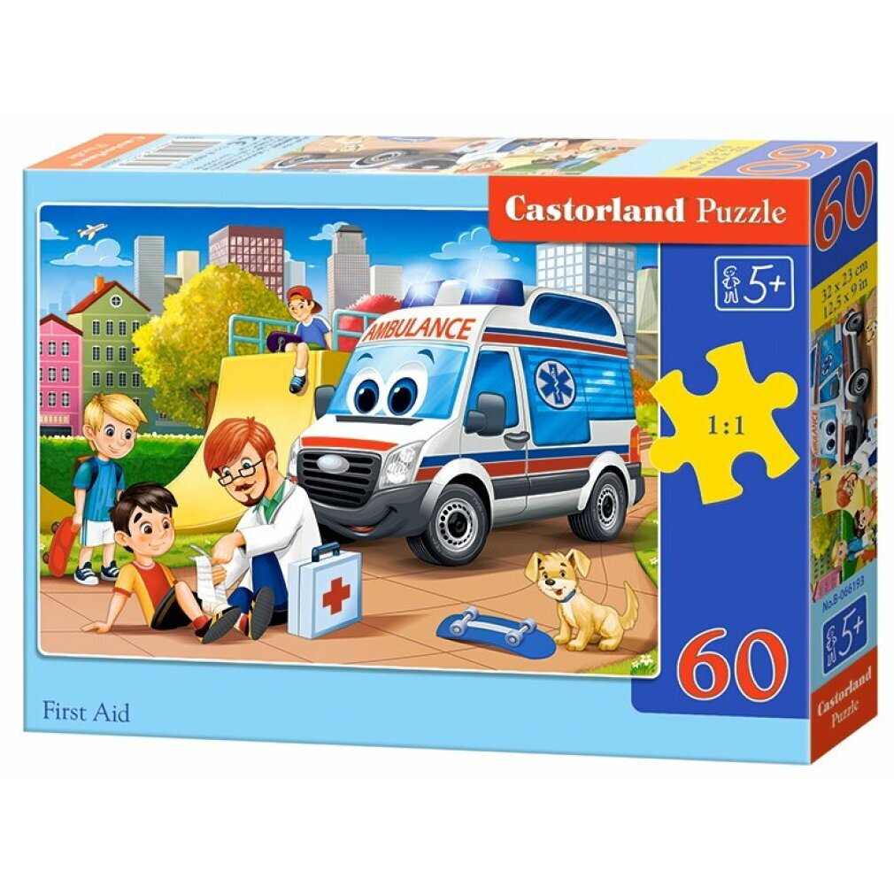 CASTORLAND Erste-Hilfe-Puzzle 60 Teile WLP-Castorland-66193