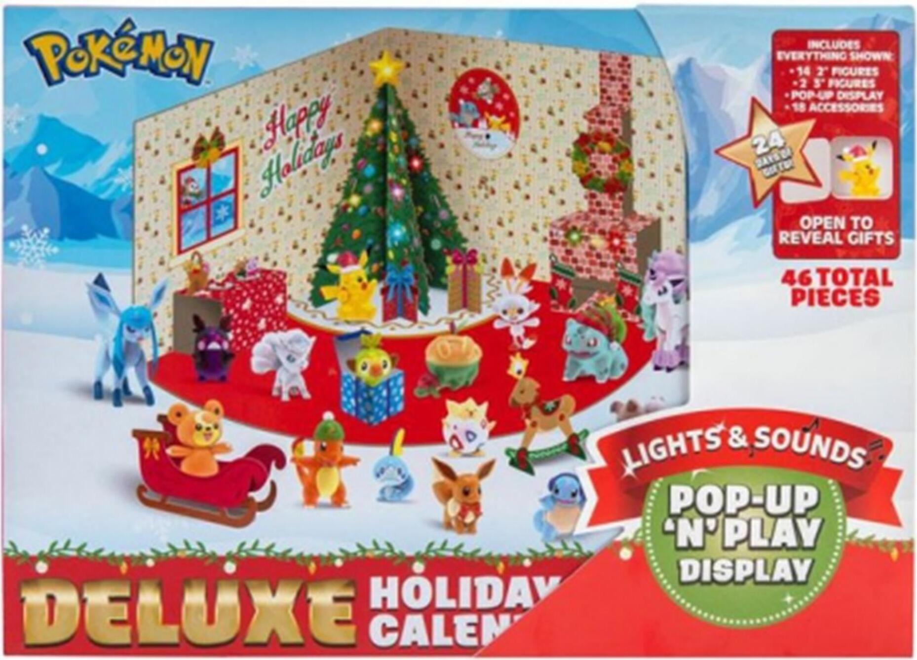 Jazwares - Pokemon Adventný kalendár Deluxe 2021