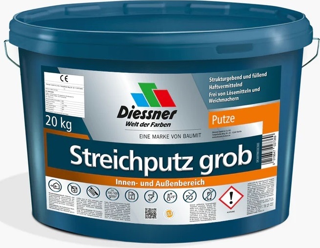 Diessner GmbH & Co. KG Diessner Streichputz Grob 20 kg 542201511000